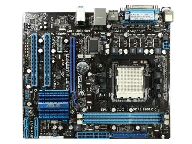 nVidia Chipset Asus M4N68T-M LE V2- AM3 Motherboard for Desktop Computer