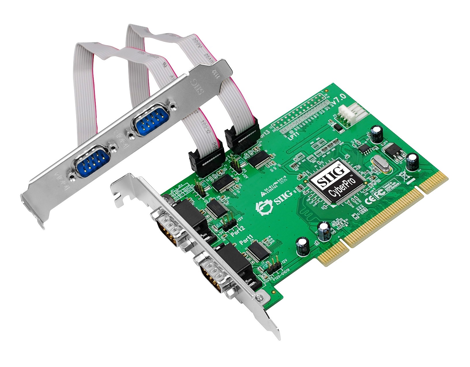 PCI 4 port Serial RS232 Card PCI 64Bit